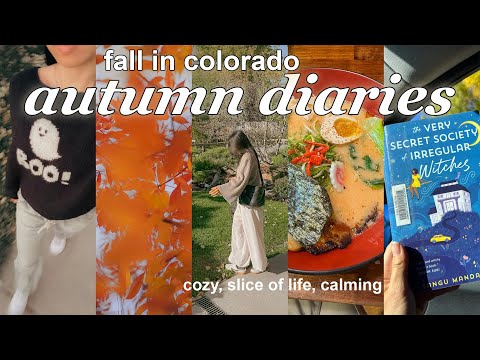 A slice-of-life cozy vlog: slow mornings, books, fall foliage, Halloween, Webkinz ☕️🍂🧸 October diary