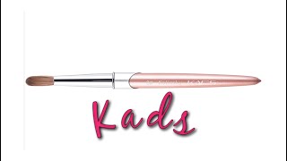 One of The Best Acrylic Nail Brushes on Amazon-  Kads Pink Metallic Acrylic Nail Brush Review