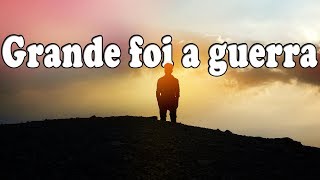 Video thumbnail of "GRANDE FOI A GUERRA - Hino Avulso - Isaac Nascimento - Letra"