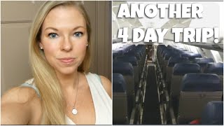 Flight Attendant Life | 4 Day Trip on the CRJ200!