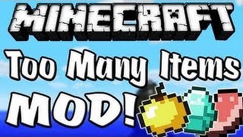 Minecraft 1.5.2 - How To Install Too Many Items Mod