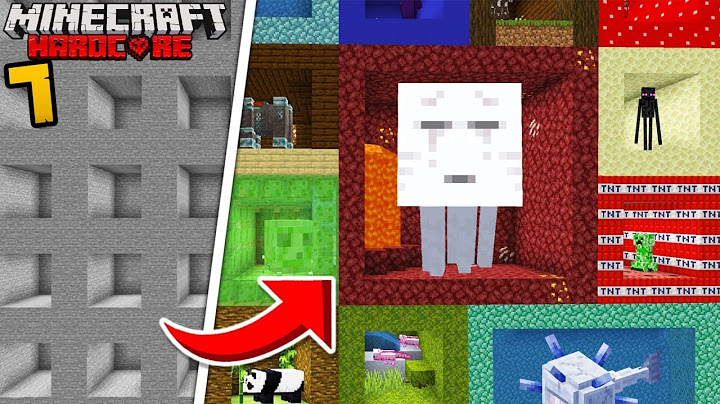 Ich habe JEDEN MOB in Minecraft Hardcore gefangen!
