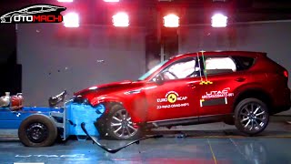 Crash and Safety Tests Mazda CX-60 and 2023 Mercedes GLC Stability Test