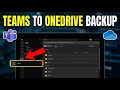 How to backup Microsoft Teams files and chats to OneDrive - Beginner Guide