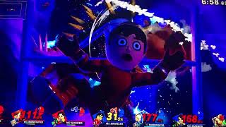 Super Smash Bros Ultimate, Mii Fighter, Mii SSB4 🦸♂️ VS Mii Default 🦸♂️ VS Bowser Villain 🦹♂️