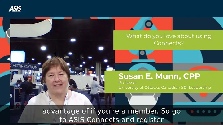 Susan Munn, CPP, on ASIS Connects