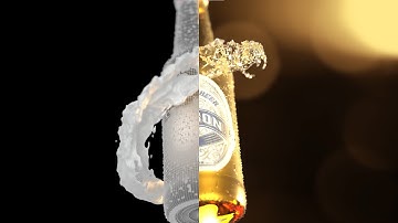 Making Of: Realistic Beer Bottle Rendering | PESCHKE