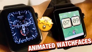 Awesome Animated Apple Watch Faces (Hermès, Seiko, Super Mario, Breitling)  - YouTube