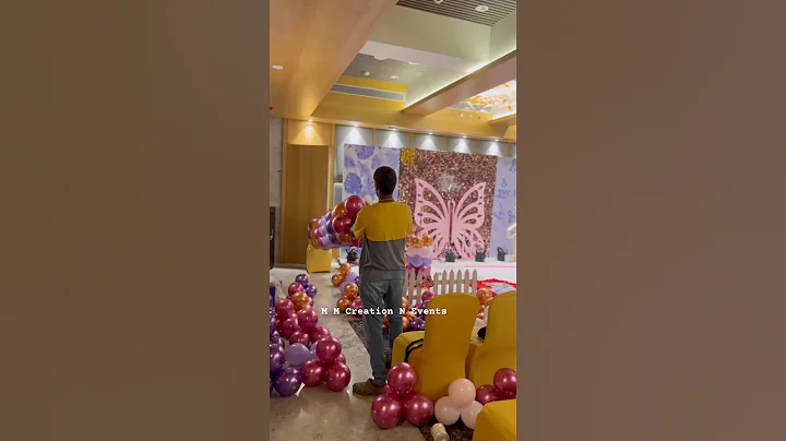 Birthday decoration ideas at home | balloon decoration ideas #shortsviral #balloon #birthday #feed