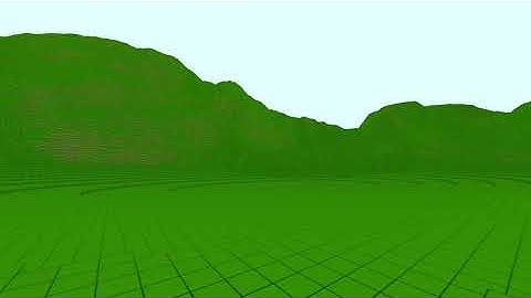 LWJGL 3 OpenGL - Voxel Game Bunny Hopping Downhill 1440p