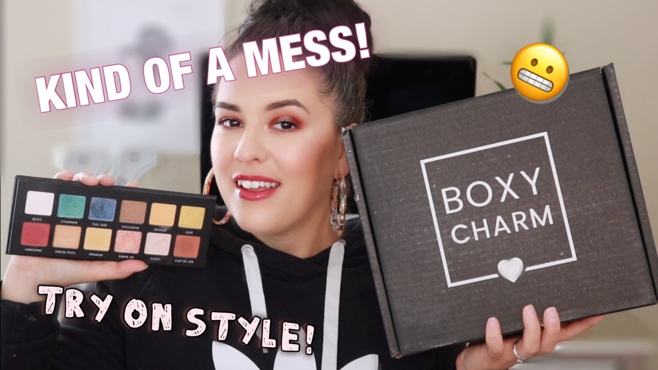 BOXYCHARM MARCH 2020 TRY ON STYLE!  (it's kind of a mess lol)