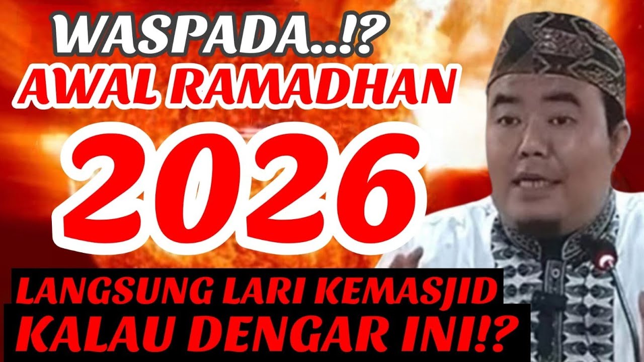 WASPADA BENCANA ALAM‼️KAJIAN MENYAMBUT BULAN SUCI RAMADHAN,USTADZ ABU HUMAIROH