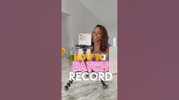How to Batch Record YouTube Shorts | Content Strategy for Moms