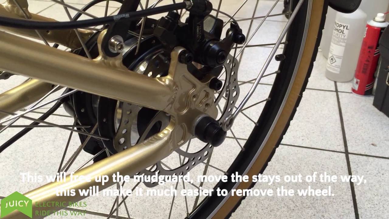 Back Tire Removal Electric Bike Rear Wheel Removal Ebike How To