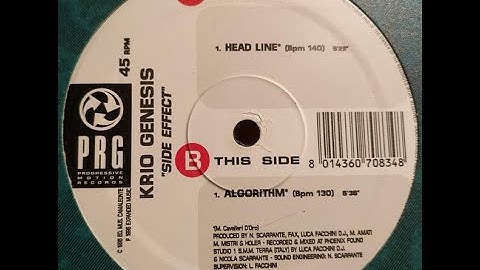 Krio Genesis - Algorithm (Bpm 130) (1996)