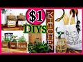 AMAZING IDEAS to DIY & Decorate your Kitchen | $1 Dollar Tree Kitchen DIY's 2021 | Cricut Projects