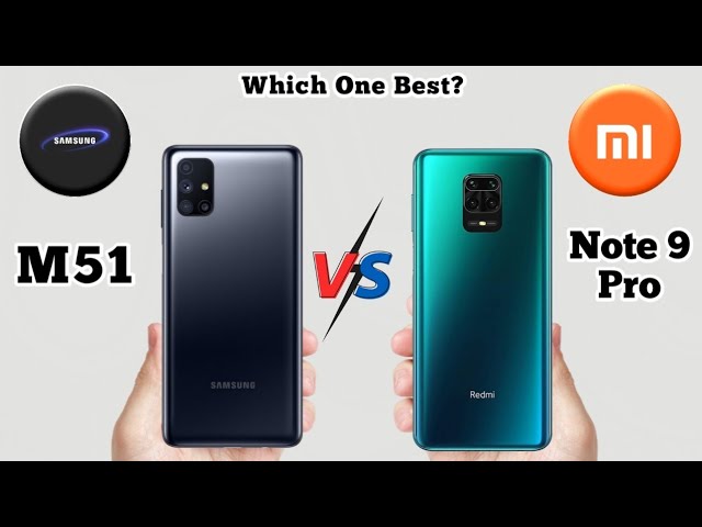 A51 Vs Redmi Note 9s