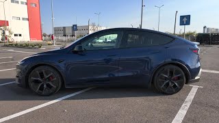 NEW Tesla Model Y Performance 2026 Blue Tesla Model Y Performance