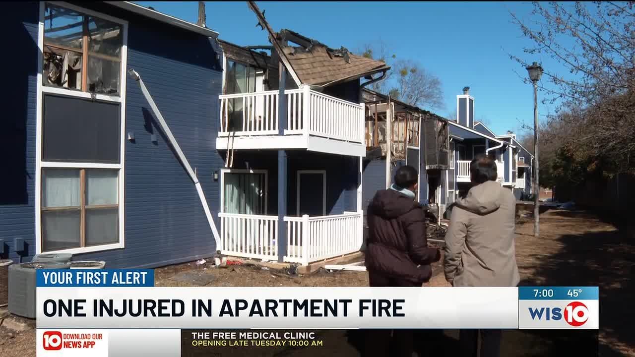 At least 1 hurt in apartment fire that displaced over 20 in Columbia ...