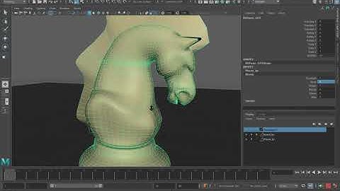 Modeling a Pawn from a Sphere in Maya - Part B: 1/26/21