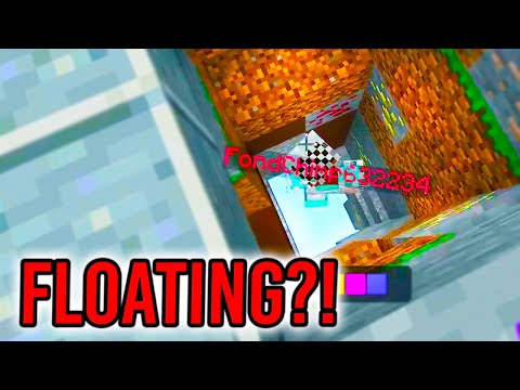 FLOATING HACKS IN MINECRAFT SKYWARS!