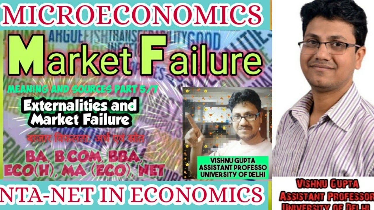 Externalities and market failure