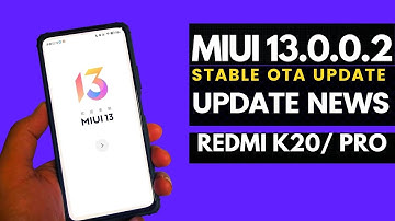 Redmi K20 & K20 Pro MIUI 13.0.2 New Update Soon| MIUI 13| Redmi K20 (Android 12 Update) Release Date