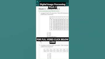 NPTEL Digital Image Processing Week 4 Assignment Answers | noc25-ee126 IIT Kharagpur