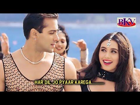 Har Dil Jo Pyar Karega - KARAOKE - Har Dil Jo Pyar Karega 2000 - Salman Khan \u0026 Rani Mukherji
