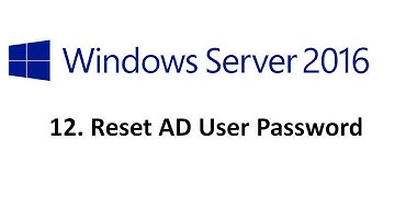 12. Reset Active Directory User Password Video in Tamil