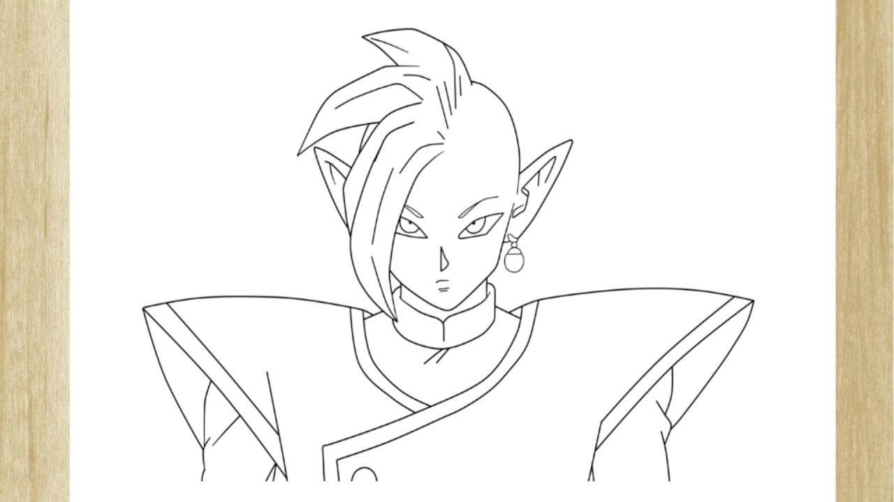 Desenho passo a passo do Goku Black e Zamasu