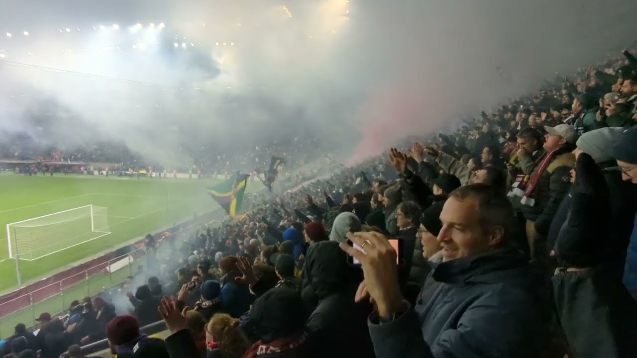 Servette - Roma | Tifo & Europa League anthem