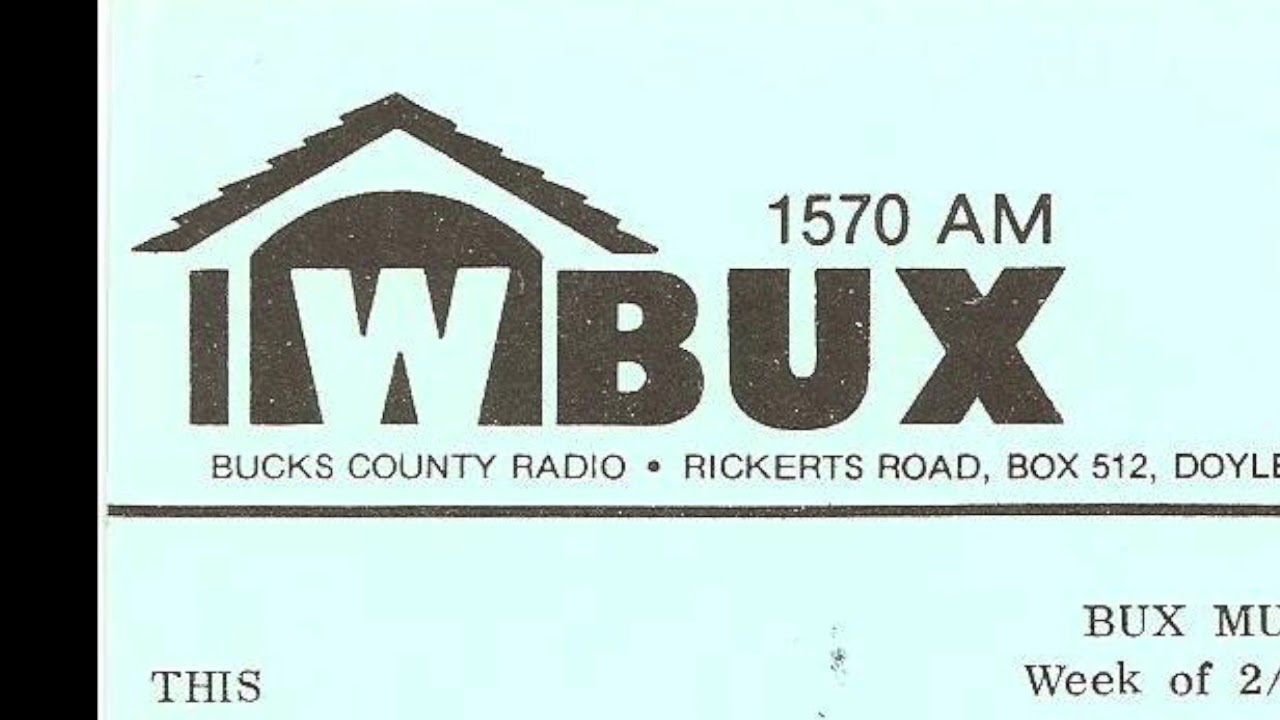 WBUX 1570 Doyelstown PA - Station Composite - 1994