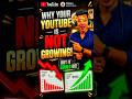 #This is why you are no #growing your #youtube📈