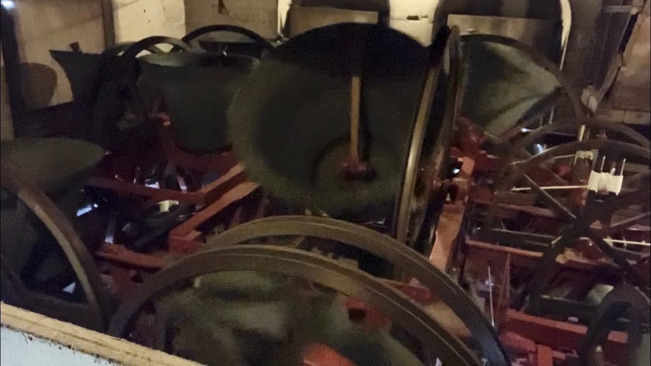 Bell Ringing in the Belfry at Evesham, Worcs YouTube
