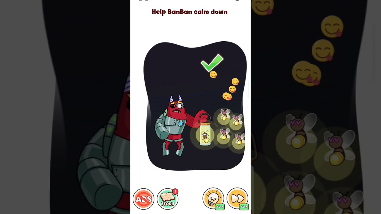 DOP Ban: Delete One Part - Help Banban Calm Down - Ban Erase Game Solution