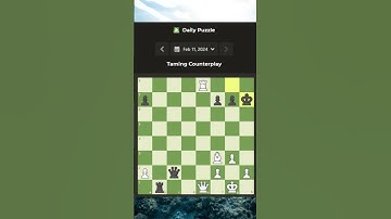Chess.com Daily Puzzle 11 February 2024 #shorts