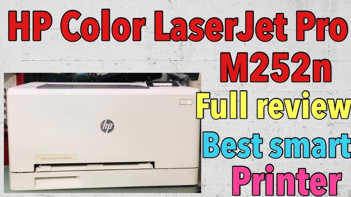 How to Print USAGE PAGE PRINT on HP Color LaserJet Pro M252 - YouTube