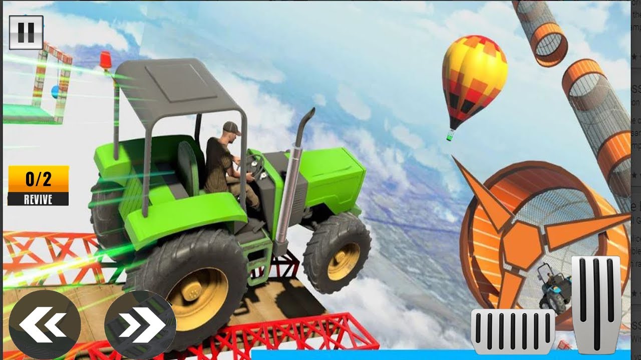 Tractor Stunt Racing Games: Impossible Tracks 3D