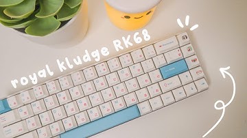 my first mechanical keyboard | Royal Kludge RK68 unboxing