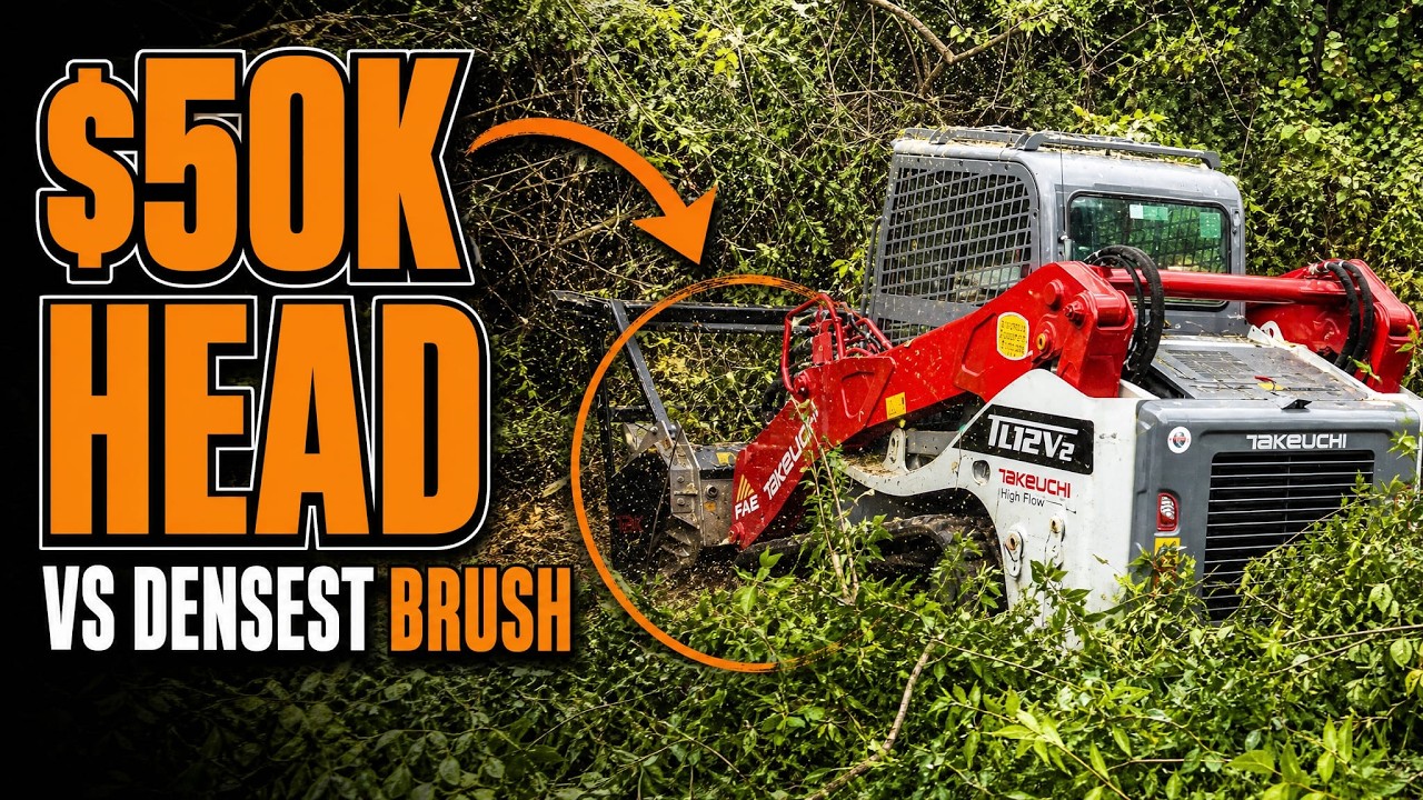 Our New $50,000 Mulching Head vs. the Densest Brush We’ve Ever Cleared