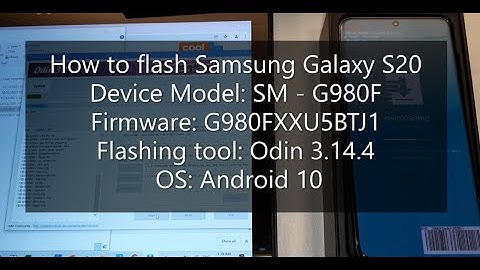 How to flash Samsung Galaxy S20 firmware Android 10 with Odin | Instruction step by step #S20Flash