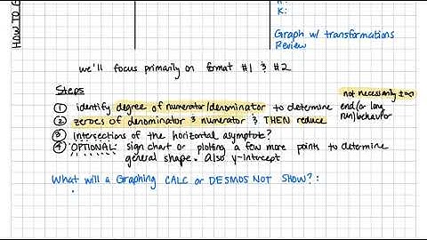 Graphing Rational Functions Part 2!