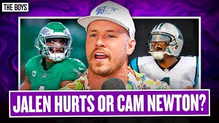 Will Compton Gives STRONG Take On Cam Newton Vs. Jalen Hurts Debate | Bussin' With The Boys