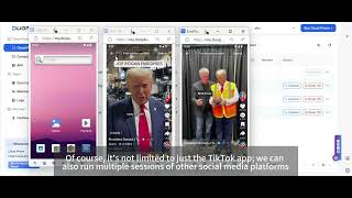 Using multiple cloud phones to watch Trump is what kind of experience?