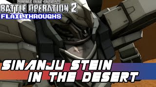 Gundam Battle Operation 2: MSN-06S Sinanju Stein In The Desert