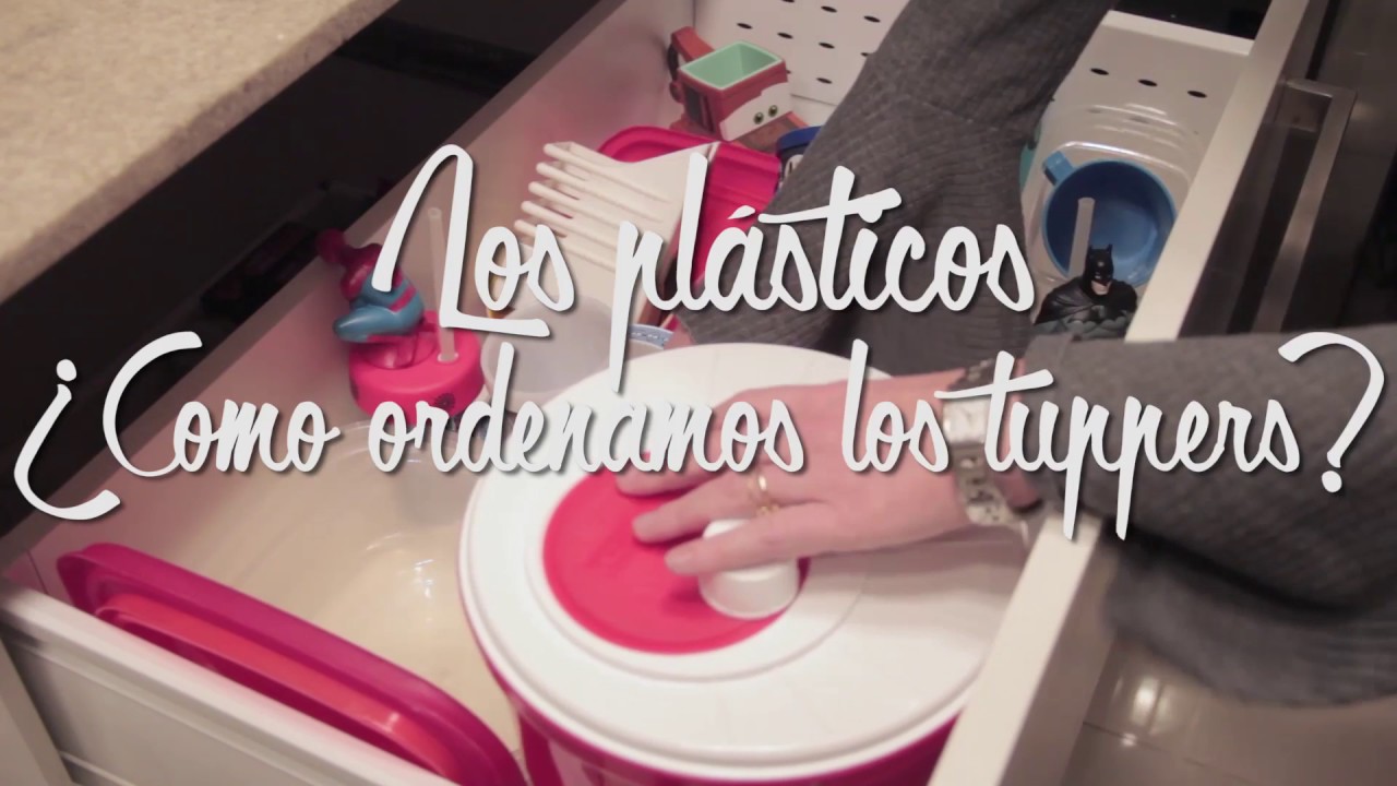 Tips para organizar envases plásticos en tu cocina