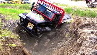 Truck trials Euro 6x6 Truck, Break Through Extreme terrain