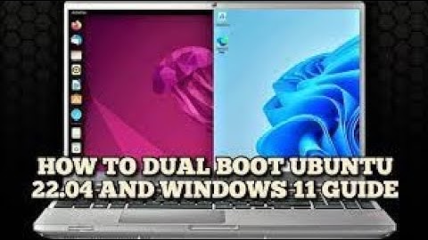 Dual Boot Windows11 and Ubuntu 22.04 on Virtual Box - 2101AI43