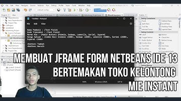 JFrame Form Toko Kelontong - Netbeans Apache IDE 13